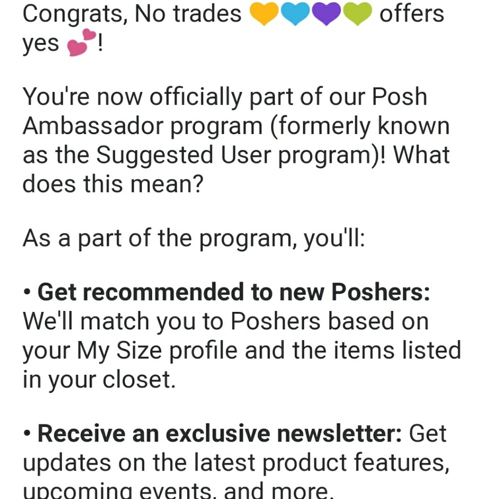 I am a Poshmark Ambassador 💝💝💝 - Picture 2 of 4